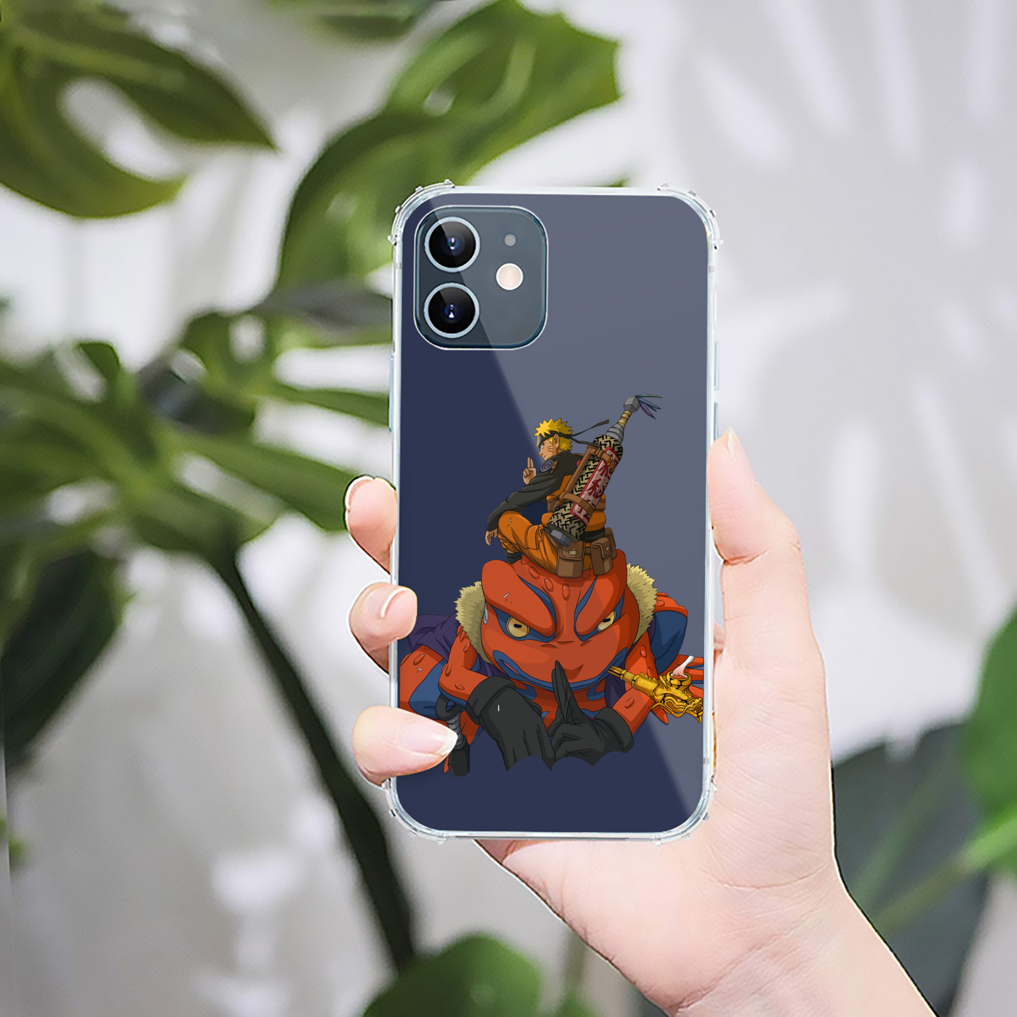 （画像用） NARUTO -ナルト- うずまき ナルト Uzumaki Naruto 【iPhone 12シリーズ対応】透明スマホケース（クリアソフトケース）